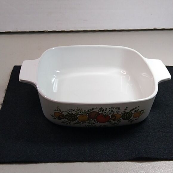 Vintage Corning Ware Spice of Life L'Echalote Casserole Cottagecore Bakeware - Picture 1 of 5